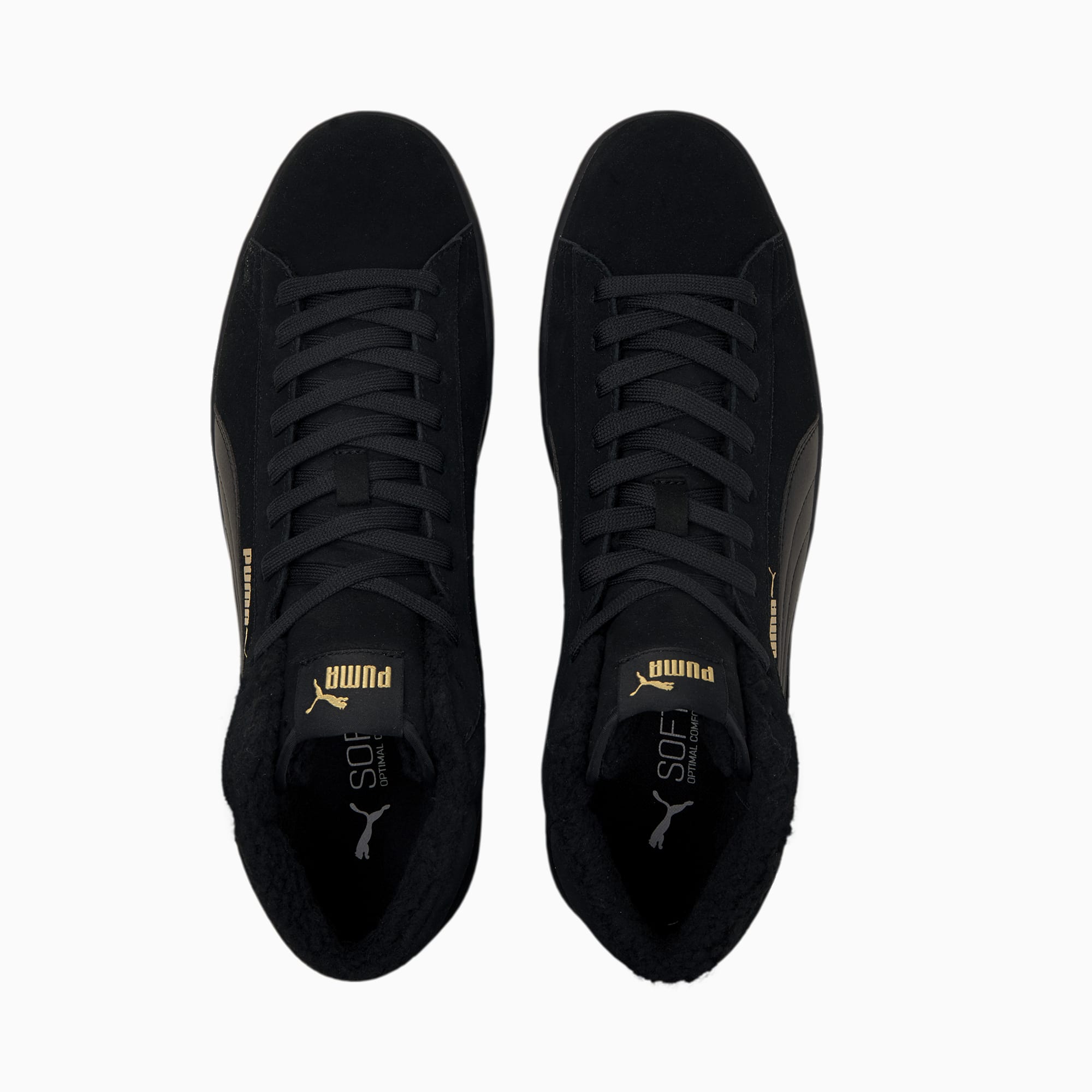 Puma Smash v2 Mid Winter Goud/Zwart (375870-02)