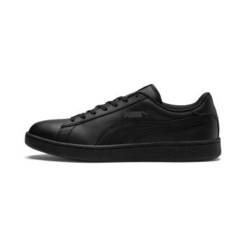 Puma Smash v2 leren Zwart (365215-06)
