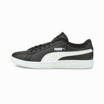 Puma Smash v2 leren Wit/Zwart (365215-04)