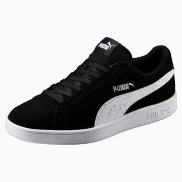 Puma Smash v2 Zilver/Zwart/Wit (364989-01)