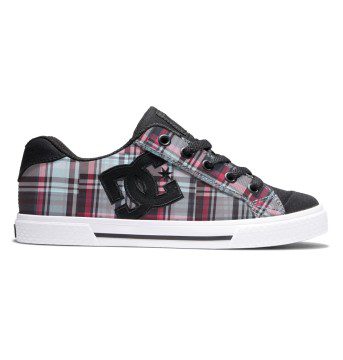 DC Shoes Chelsea black/blue/plaid (ADJS300243-0BP)