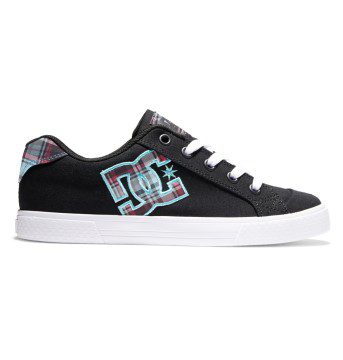 DC Shoes Chelsea black/plaid/white (ADJS300243-BD4)