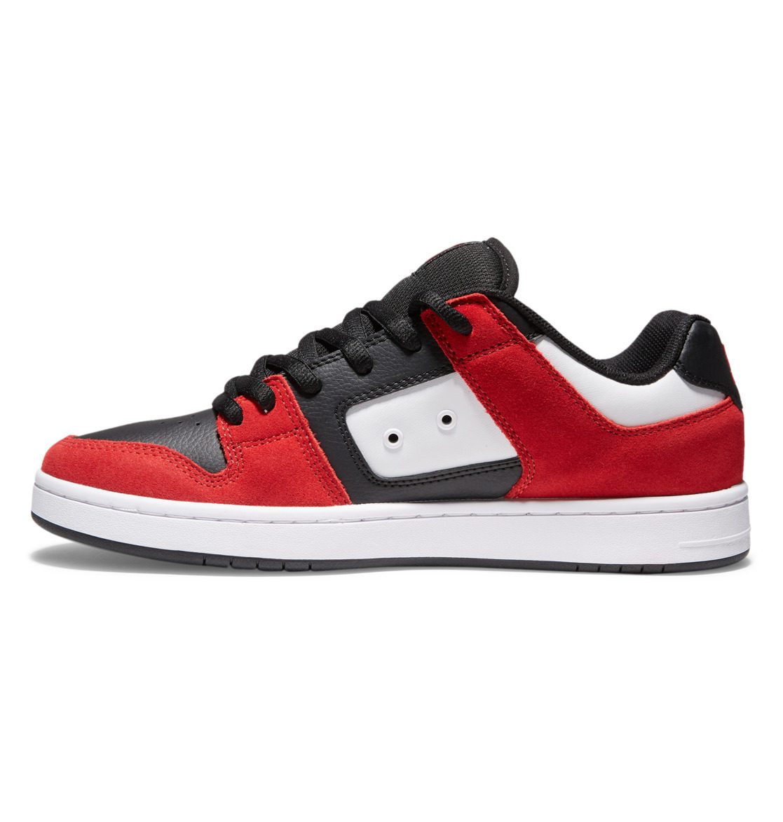 DC Shoes Manteca 4 - Sneaker Unisex Basse In Pelle E Suola Gomma, Colore Nero/Grigio