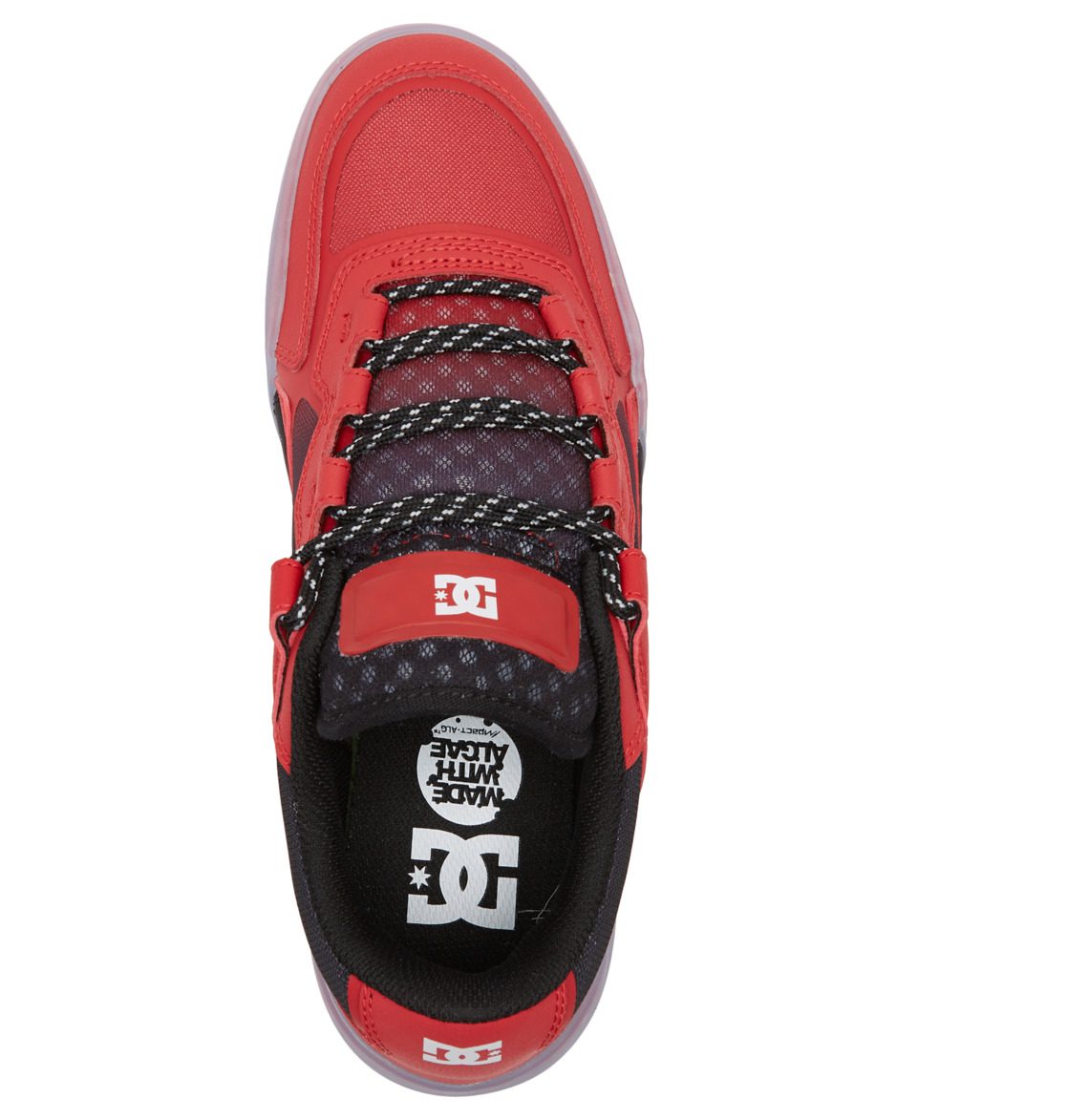 Red Bottom Dc's DC Shoes DC Metric Le red (ADYS100742-RED)