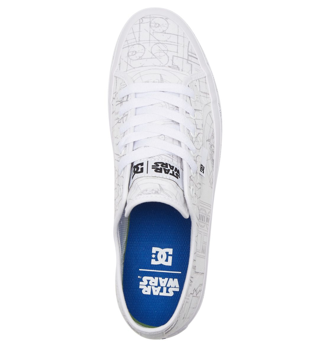 DC Shoes Star Wars X DC Manual Vulcanized white/blue (ADYS300718-WBL)