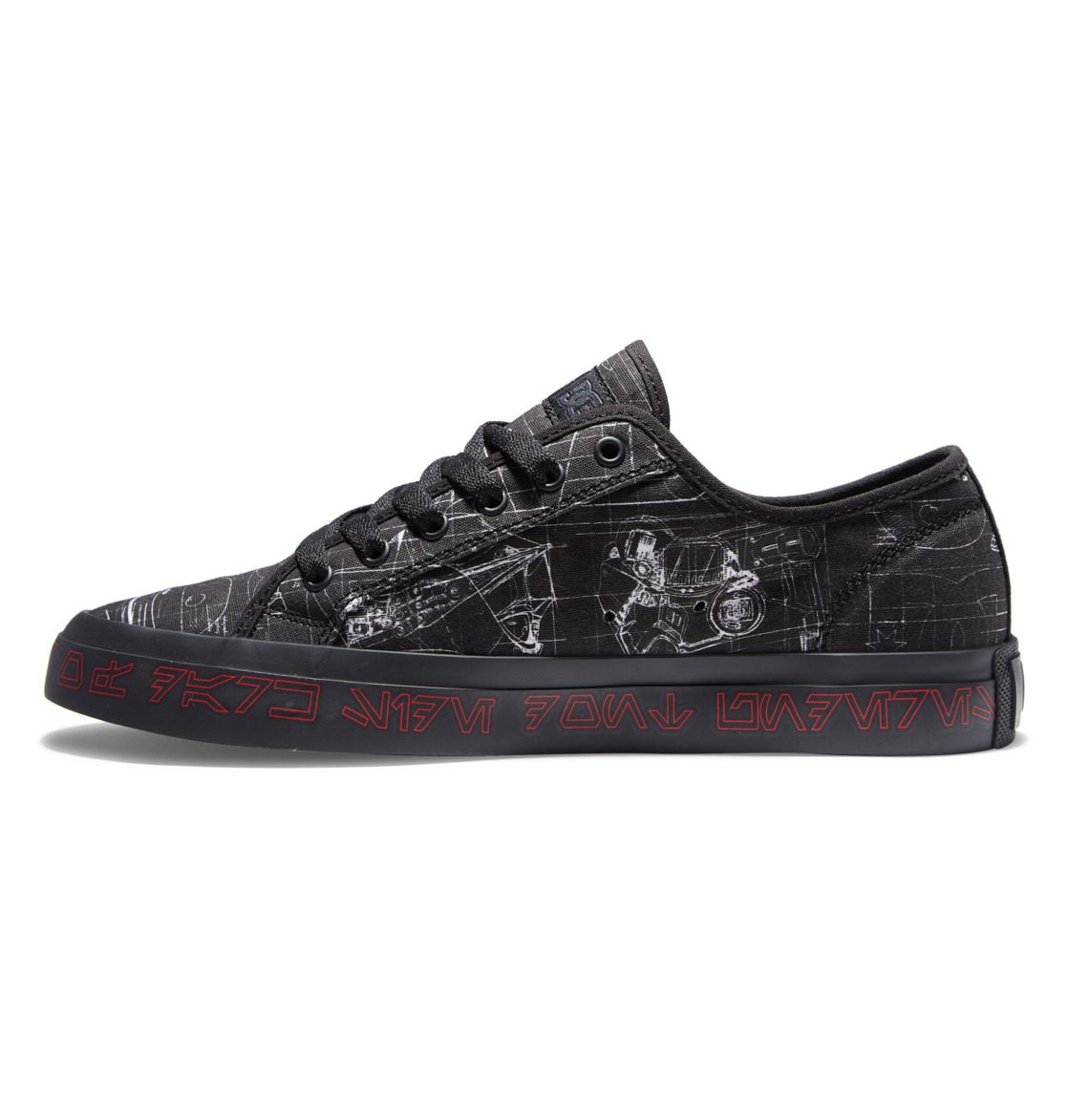 DC Shoes Star Wars X DC Manual Vulcanized black/grey/red (ADYS300718-XKSR)