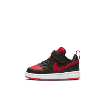 Nike Court Borough Low 2 voor baby’s/peuters Zwart (BQ5453-007)
