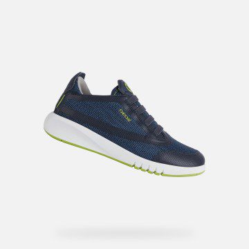 Geox Aeranter Boy navy/lime green (J25BNA07TBCCF43S)