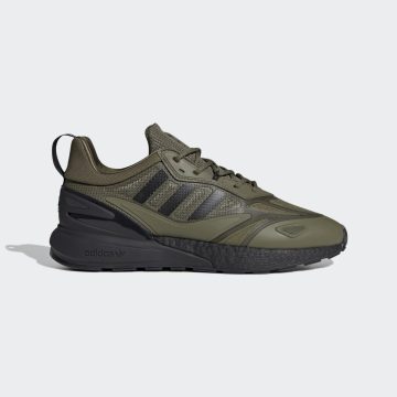 adidas ZX 2K BOOST 2.0 Focus Olive / Core Black / Orange Rush (GW0518)