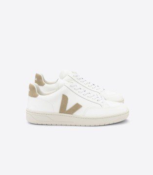 Veja V-12 LEATHER WHITE DUNE (XD0202896A)
