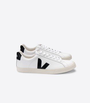 Veja ESPLAR LEATHER WHITE BLACK (EO020005)