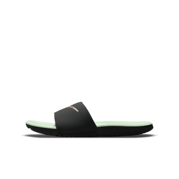 Nike Kawa Slipper kleuters/kids Zwart (819352-010)