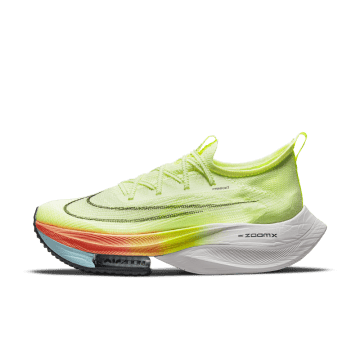 Nike Air Zoom Alphafly NEXT% Flyknit Wedstrijdschoenen (straat) Geel (CI9925-700)