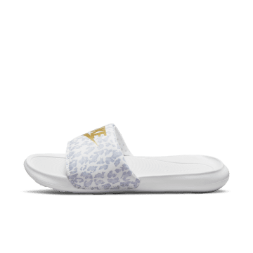 Nike Victori One Slippers met print Wit (CN9676-103)