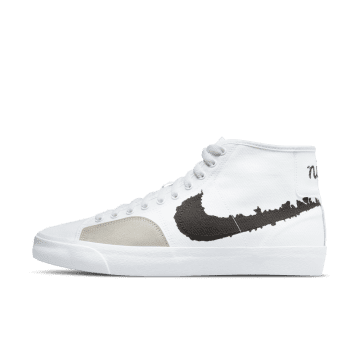 Nike SB Blazer Court Mid Premium Skateschoenen Wit (DM8553-100)
