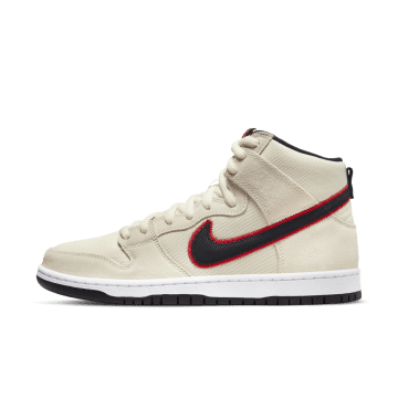 Nike SB Dunk High Pro PRM Skateschoenen Wit (DO9394-100)