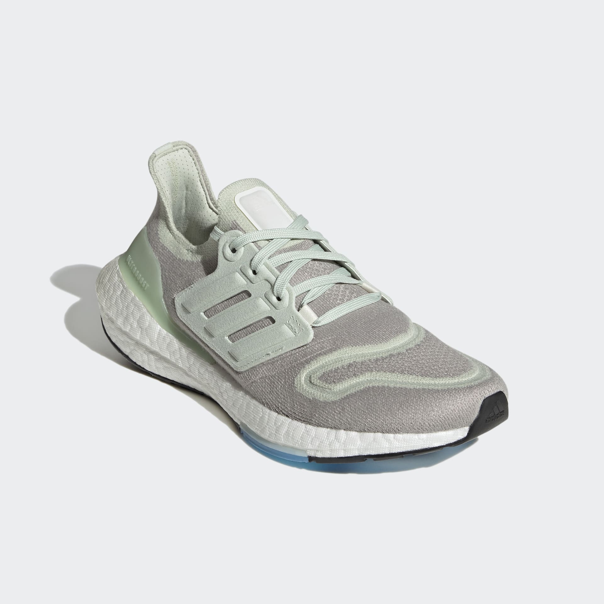 adidas Ultraboost 22 Metal Grey / Linen Green / Off White (GY7285)