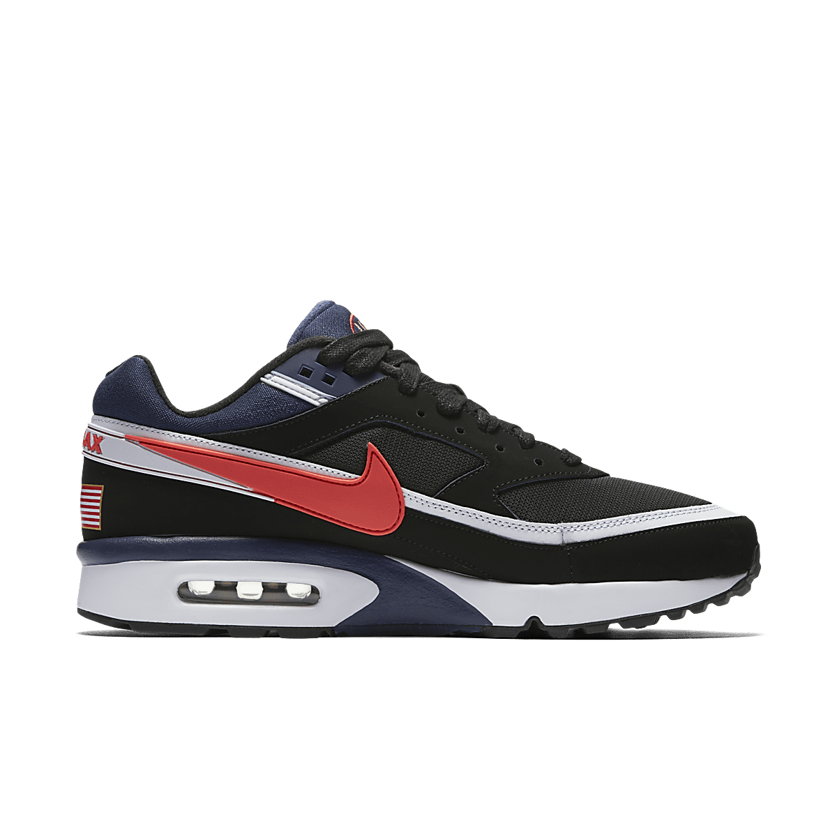 Nike Air Max BW Black/Crimson-Midnight Navy-White (819523-064)