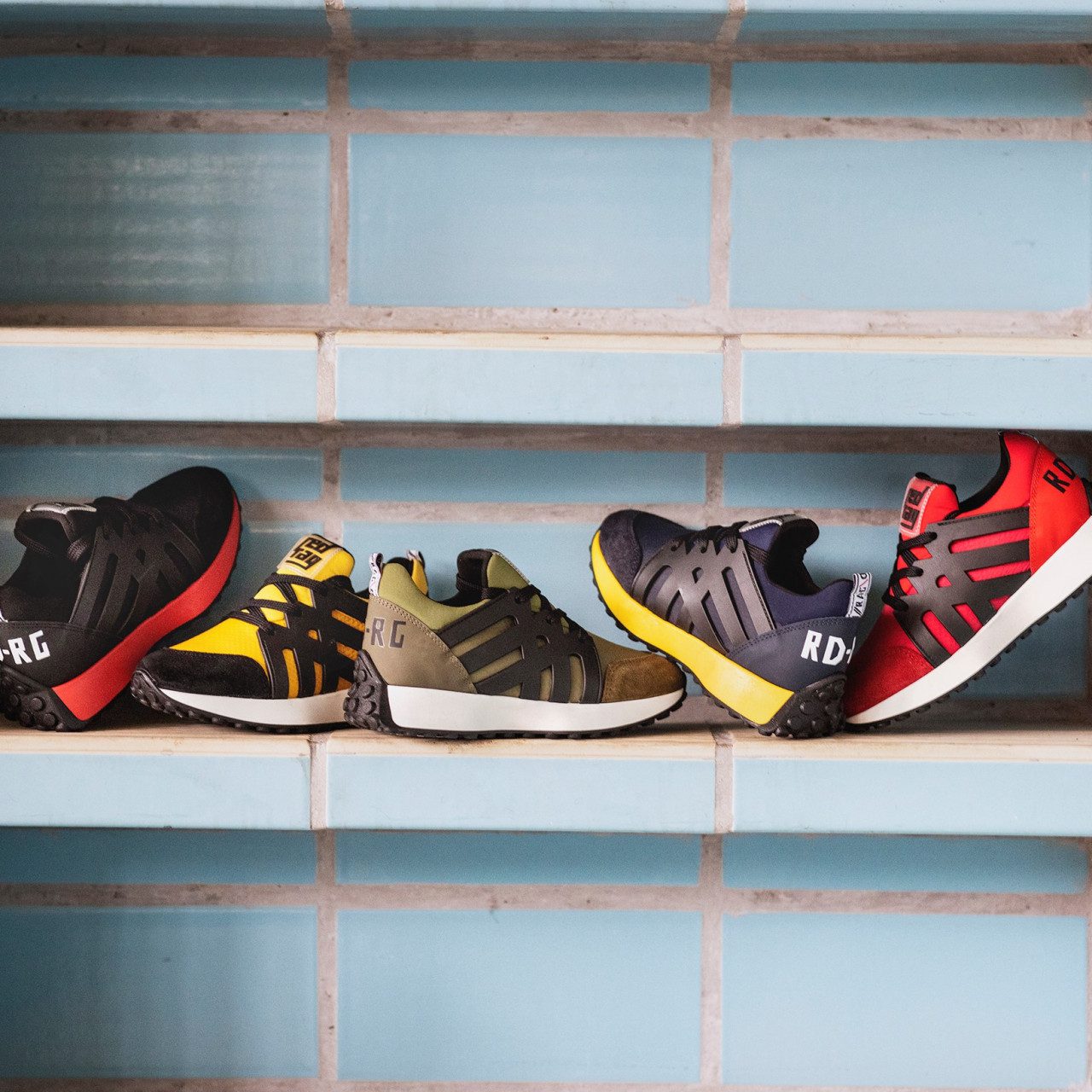 Red-Rag Sneakers Rood / Zwart (13605-420)