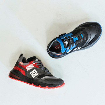 Red-Rag Sneakers Blauw / Zwart (13681-929)