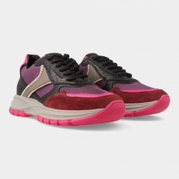 Red-Rag Sneakers Paars / Rood / Zwart (76962-654)