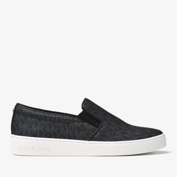 Michael Kors MK Keaton Logo Slip-On Sneaker – Black (43F7KTFP1B-0001)