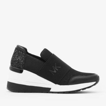 Michael Kors MK Felix Scuba and Mesh Trainer – Black (43S7FXFS1D-0001)