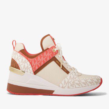 Michael Kors MK Georgie Mixed-Media Trainer – Dahlia Multi (43T2GEFS1B-3112)