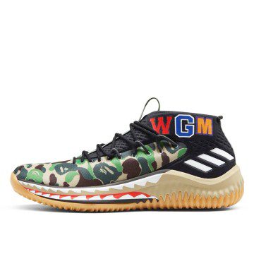Adidas x Bape Dame IV 4 Green Camo (AP9974)