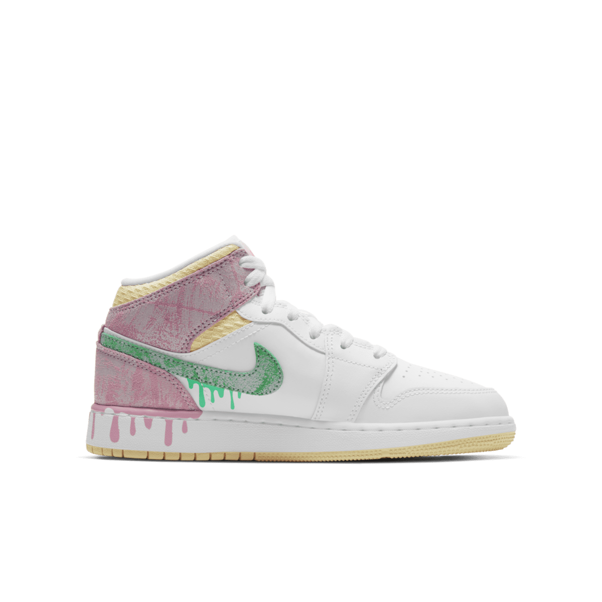 Air Jordan 1 Mid Paint Drip (GS) (DD1666100)