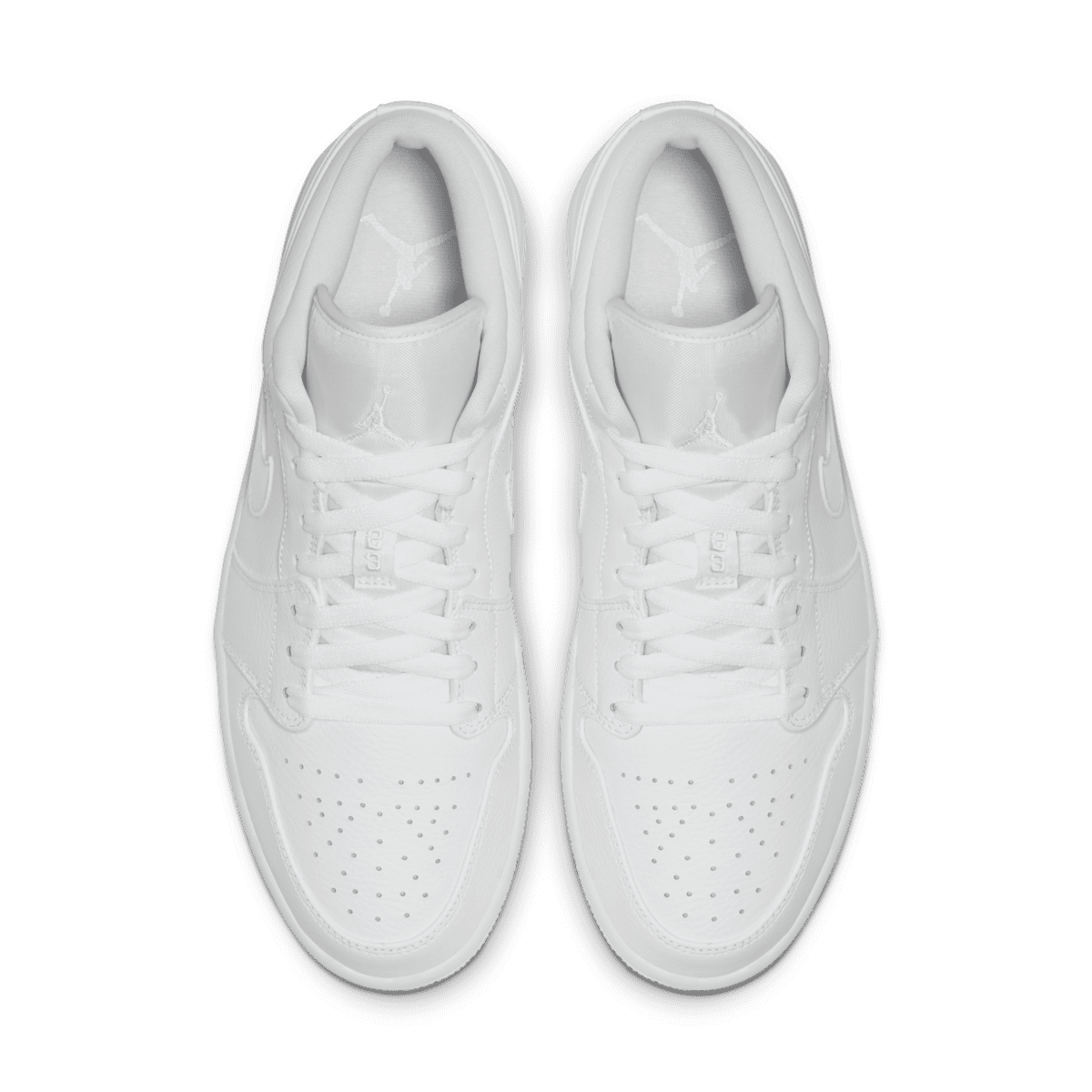 jordan 1 low triple white fog grey