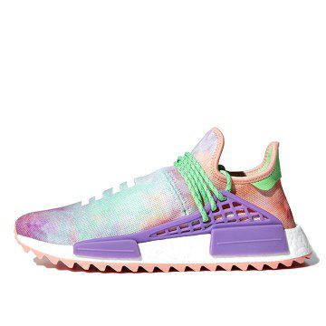 Adidas x Pharrell Williams PW NMD Human Race HU Holi Chalk Coral/Lab Purple (AC7034)