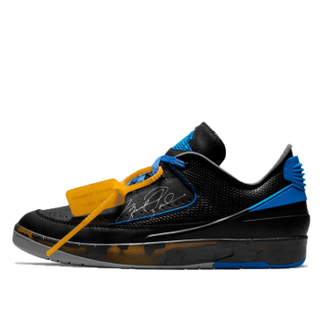 Air Jordan 2 x Off-White Retro Low SP Black Blue (DJ4375-004)