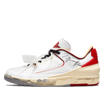 Air Jordan 2 x Off-White Retro Low SP White Red (DJ4375-106)