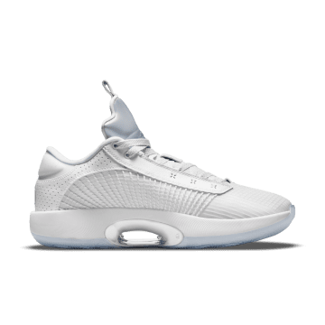 Air Jordan XXXV Low Metallic Silver (Clear Sole) (CW2460-100)