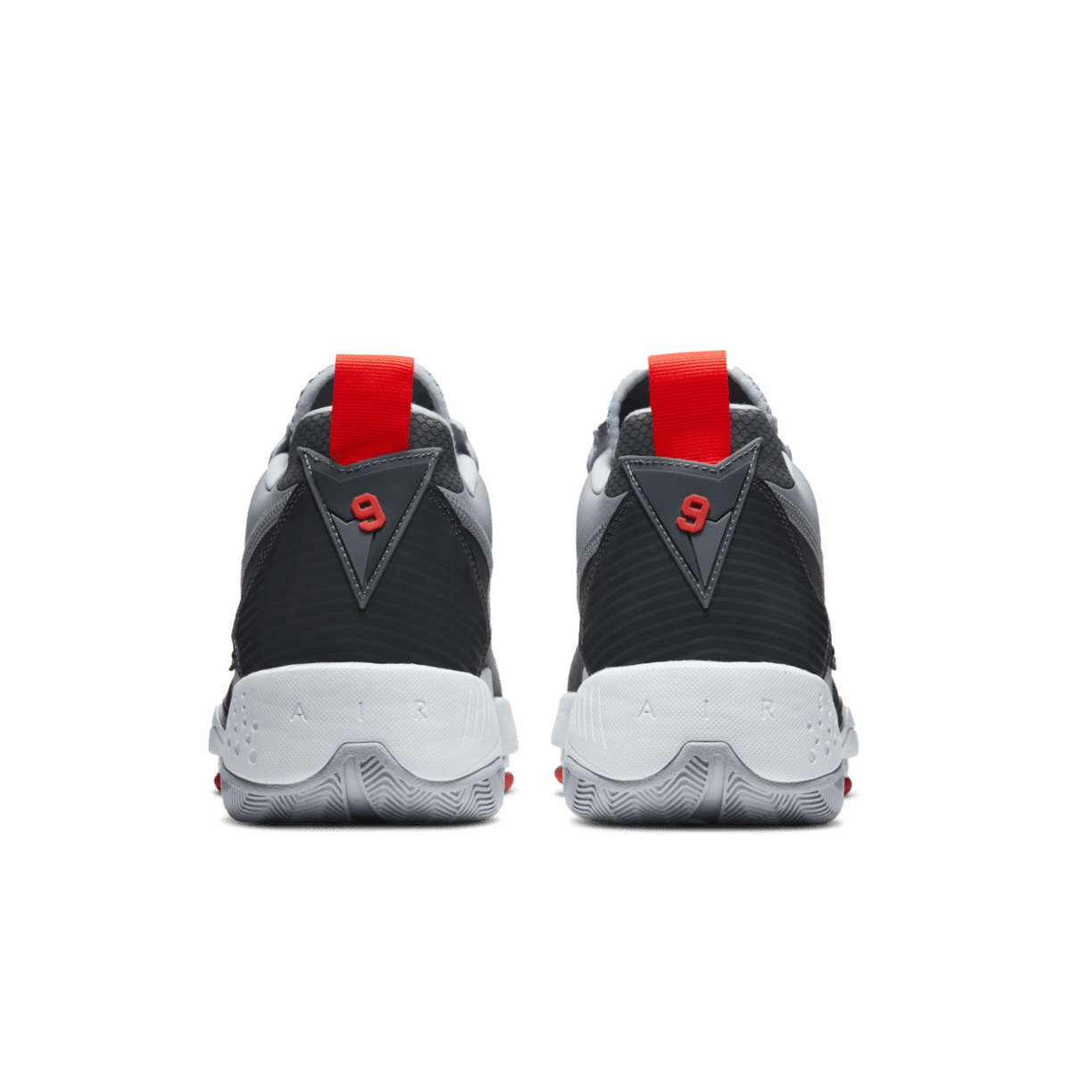 jordan zoom 92 dark smoke grey gym red