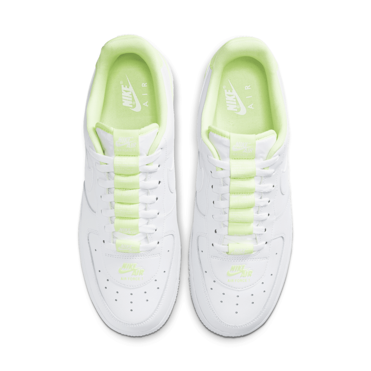 nike air force 1 low double air low white barely volt