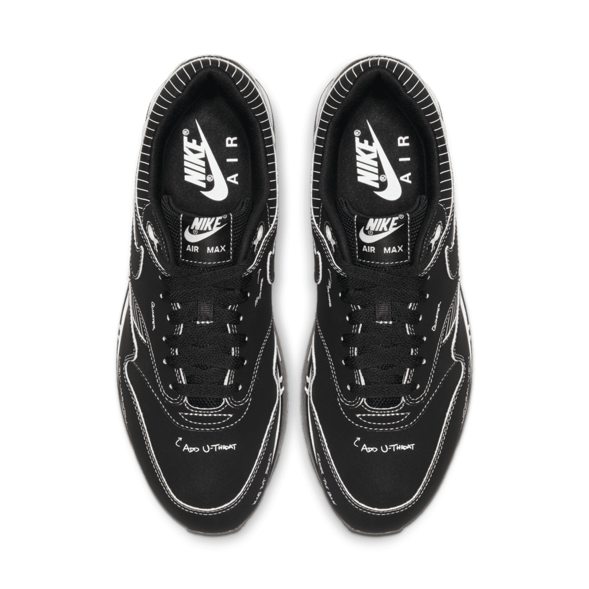 nike air max sketch to shelf black