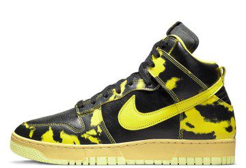 Nike Dunk High 1985 Yellow Acid Wash (DD9404-001)