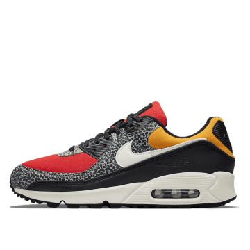 Nike WMNS Air Max 90 SE Safari Black Chile Red (DC9446-001)
