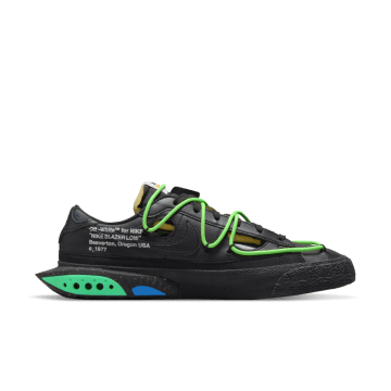 Nike x Off-White Blazer Low Black and Electro Green (DH7863-001)
