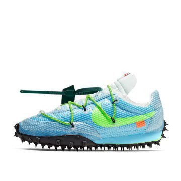 Nike x Off-White Womens Waffle Racer Vivid Sky (CD8180-400)