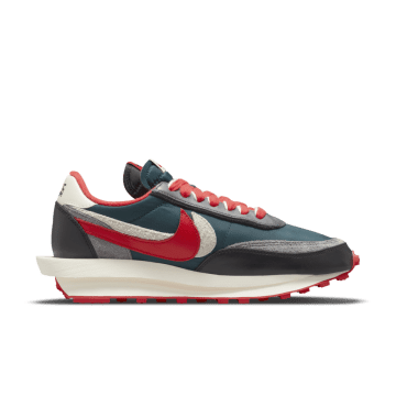 Nike x sacai UNDERCOVER LDWaffle Midnight Spruce University Red (DJ4877-300)