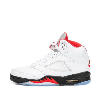 Air Jordan 5 Retro Fire Red Silver Tongue (DA1911-102)