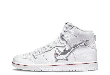 Nike x Oski SB Dunk High Great White Shark (DC8908-105)