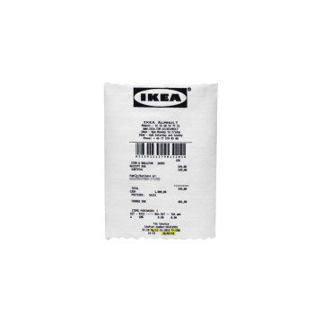 Off-White x IKEA RECEIPT Carpet Markerad Virgil Abloh (2019)