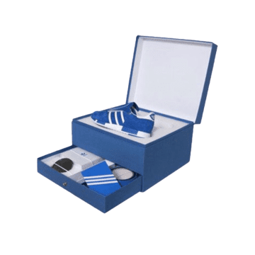 Adidas Micropacer Blue Suede Hamper Pack (Special Box) (98340)