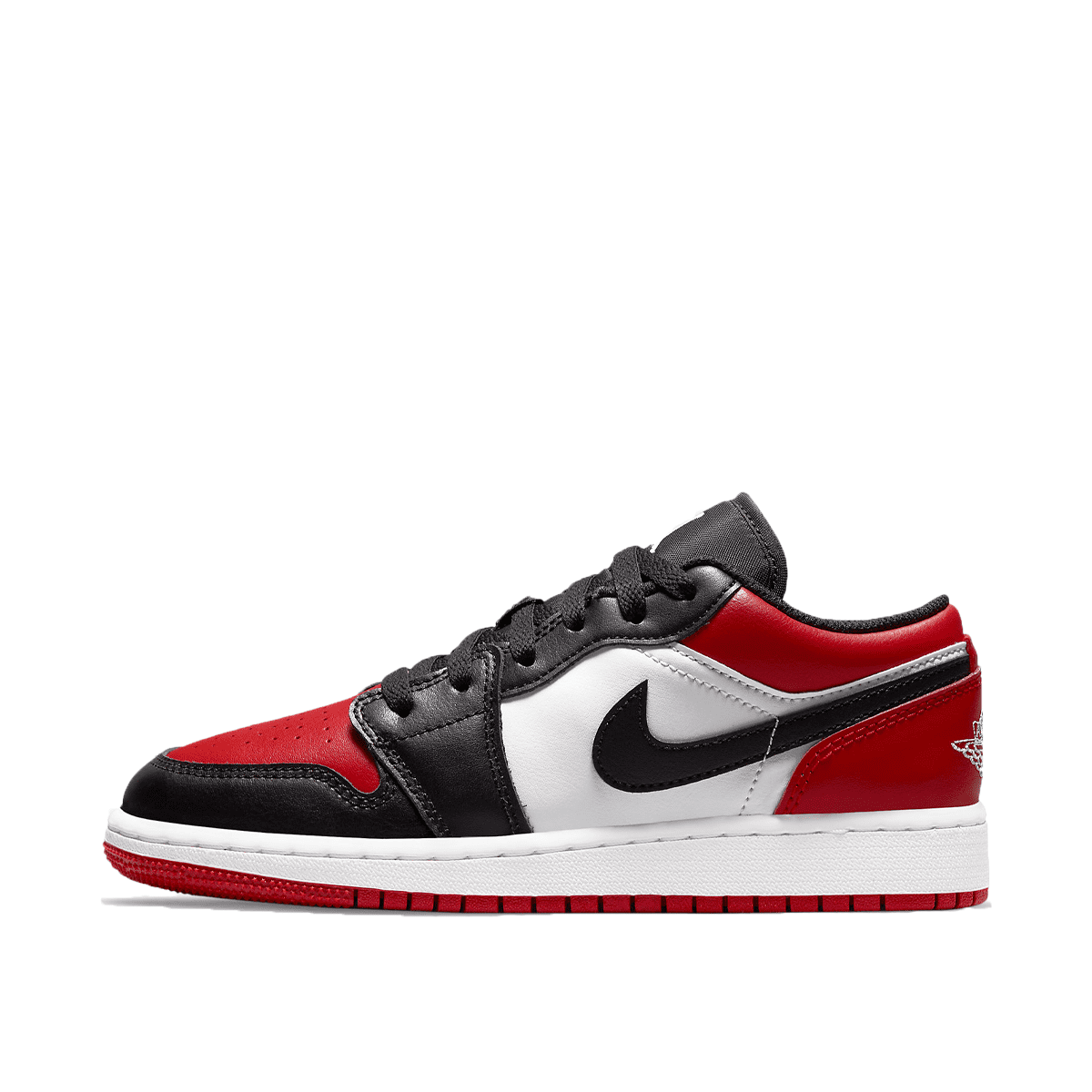 Air Jordan 1 Low Bred Toe (GS) (553560612)