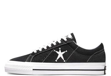 Converse x Stussy One Star Low Black White (173120C)