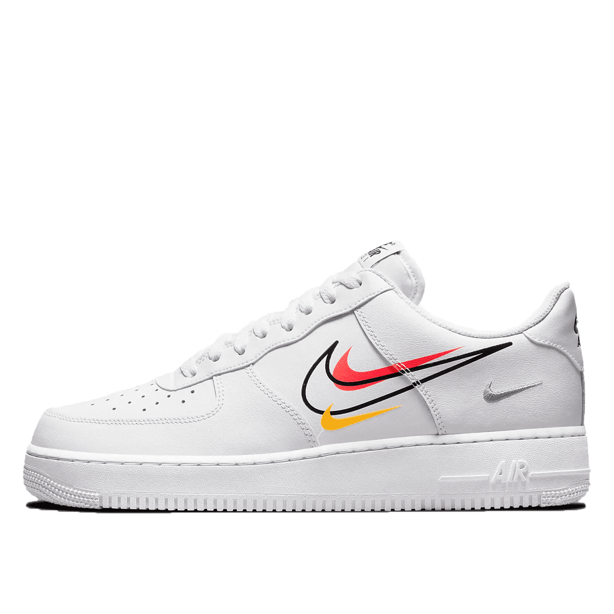 air force 1 orange and white